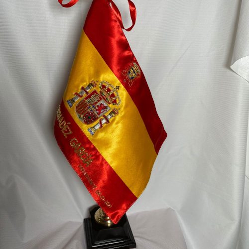 Bandera de sobremesa bordada