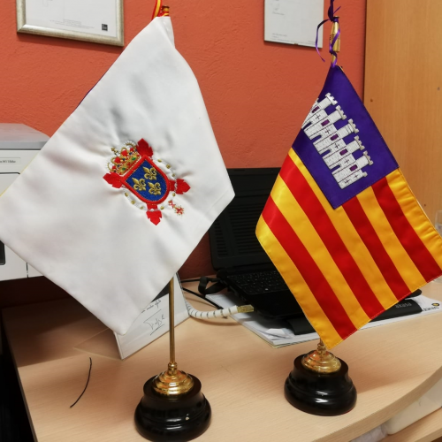 Banderín sobremesa