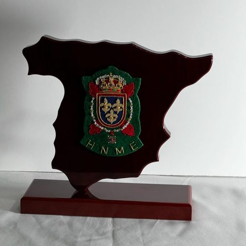 Metopa del mapa de España para sobremesa