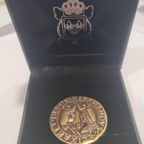 Moneda «DENARIOS» de los Reyes Católicos