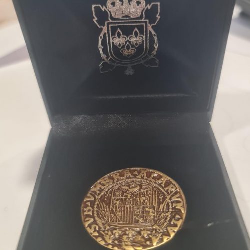 Moneda «DENARIOS» de los Reyes Católicos