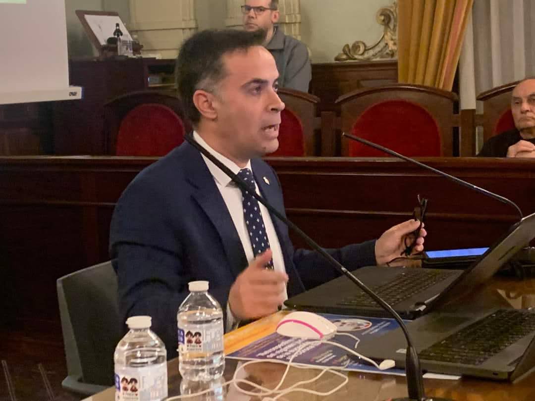 Conferencia de D. Antonio Martínez, Comendador y Delegado de Albacete