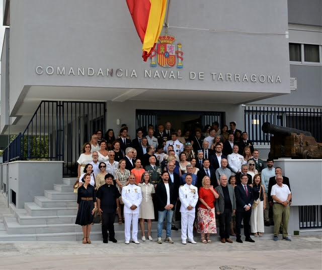 La Delegación de Tarragona de la HNME asiste a los actos en honor de la Patrona La Virgen del Carmen organizados por la Armada